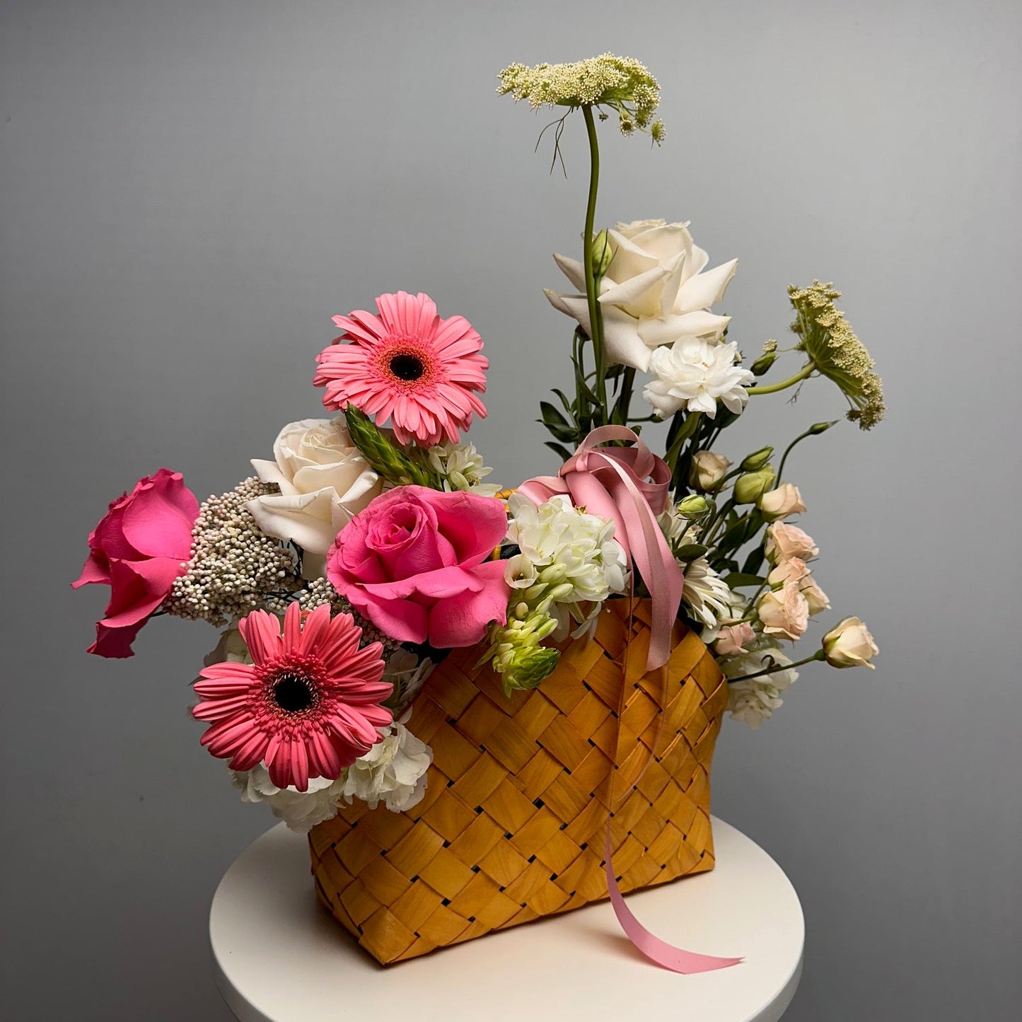 Blossom Tote- Fuchsia